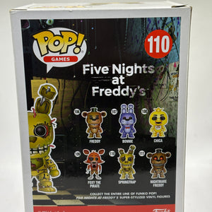 Funko POP! Games Five Nights at Freddys #110 Springtrap *BOX DAMAGE* FRENLY BRICKS - Open 7 Days