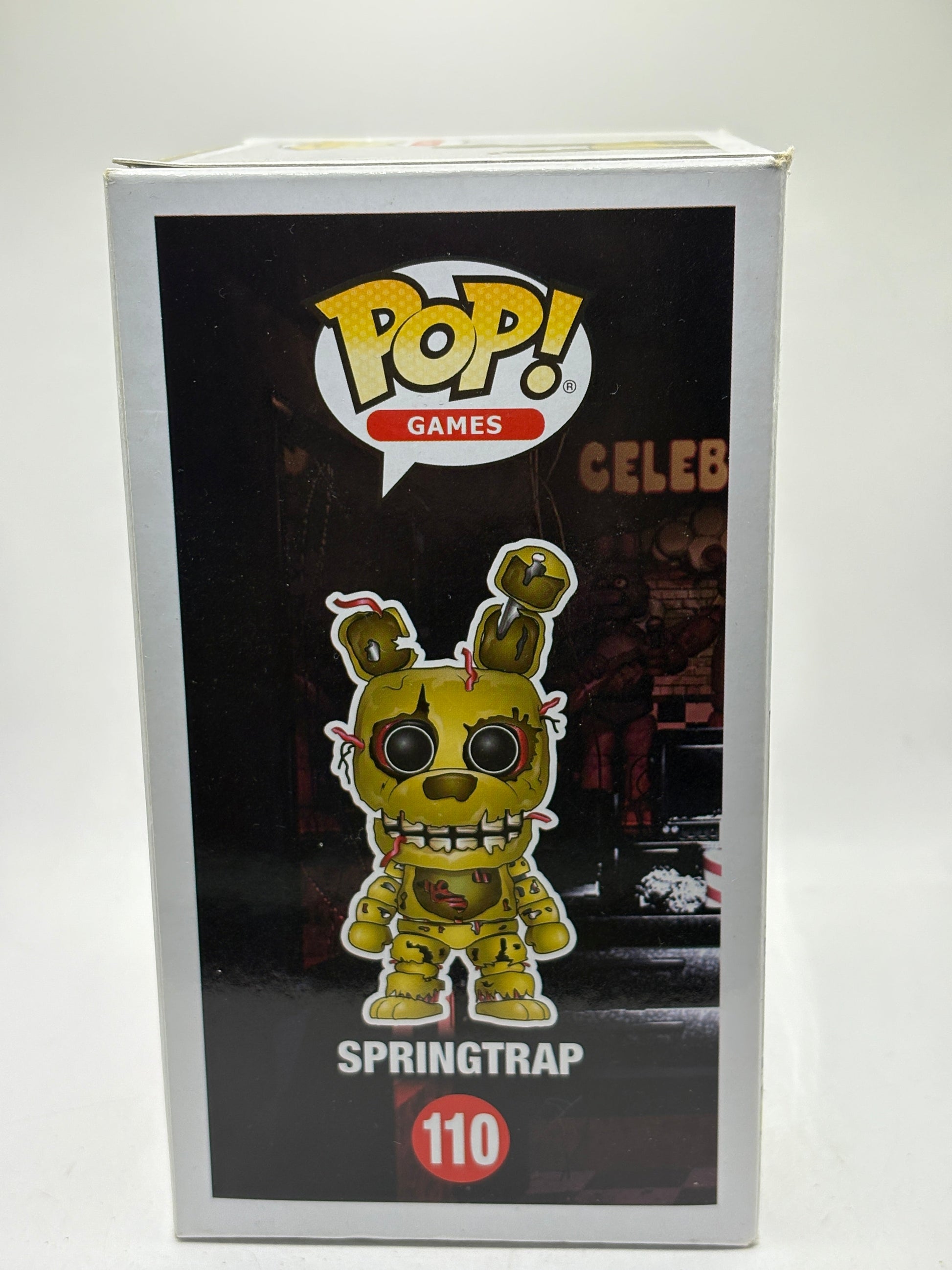 Funko POP! Games Five Nights at Freddys #110 Springtrap *BOX DAMAGE* FRENLY BRICKS - Open 7 Days
