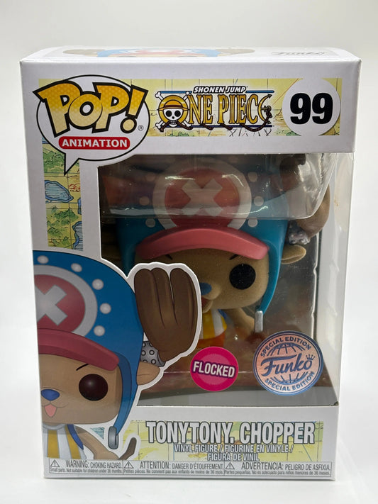 Funko POP! Animation One Piece #99 Tony Tony Chopper SE Flocked FRENLY BRICKS - Open 7 Days