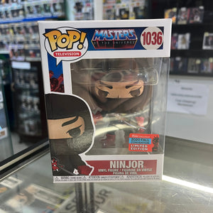 Funko Pop! Masters of the Universe - Ninjor - Toy NYCC 2020 - #1036 FRENLY BRICKS - Open 7 Days