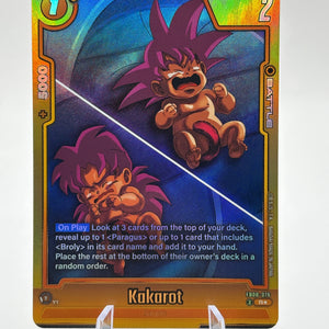 Dragon Ball Super Fusion World - Kakarot FB08-076 R* Alt Art FRENLY BRICKS - Open 7 Days