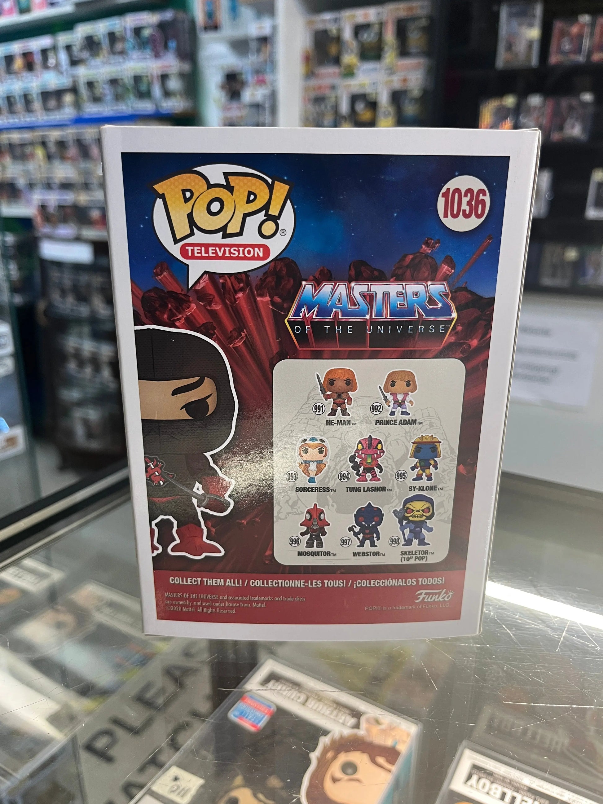 Funko Pop! Masters of the Universe - Ninjor - Toy NYCC 2020 - #1036 FRENLY BRICKS - Open 7 Days