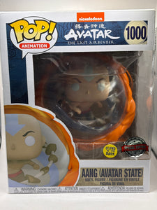 Funko POP! Animation Avatar #1000 Aang (Avatar State) Glow Special Edition