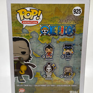 Funko POP! Animation One Piece #925 Crocodile BNIB FRENLY BRICKS - Open 7 Days
