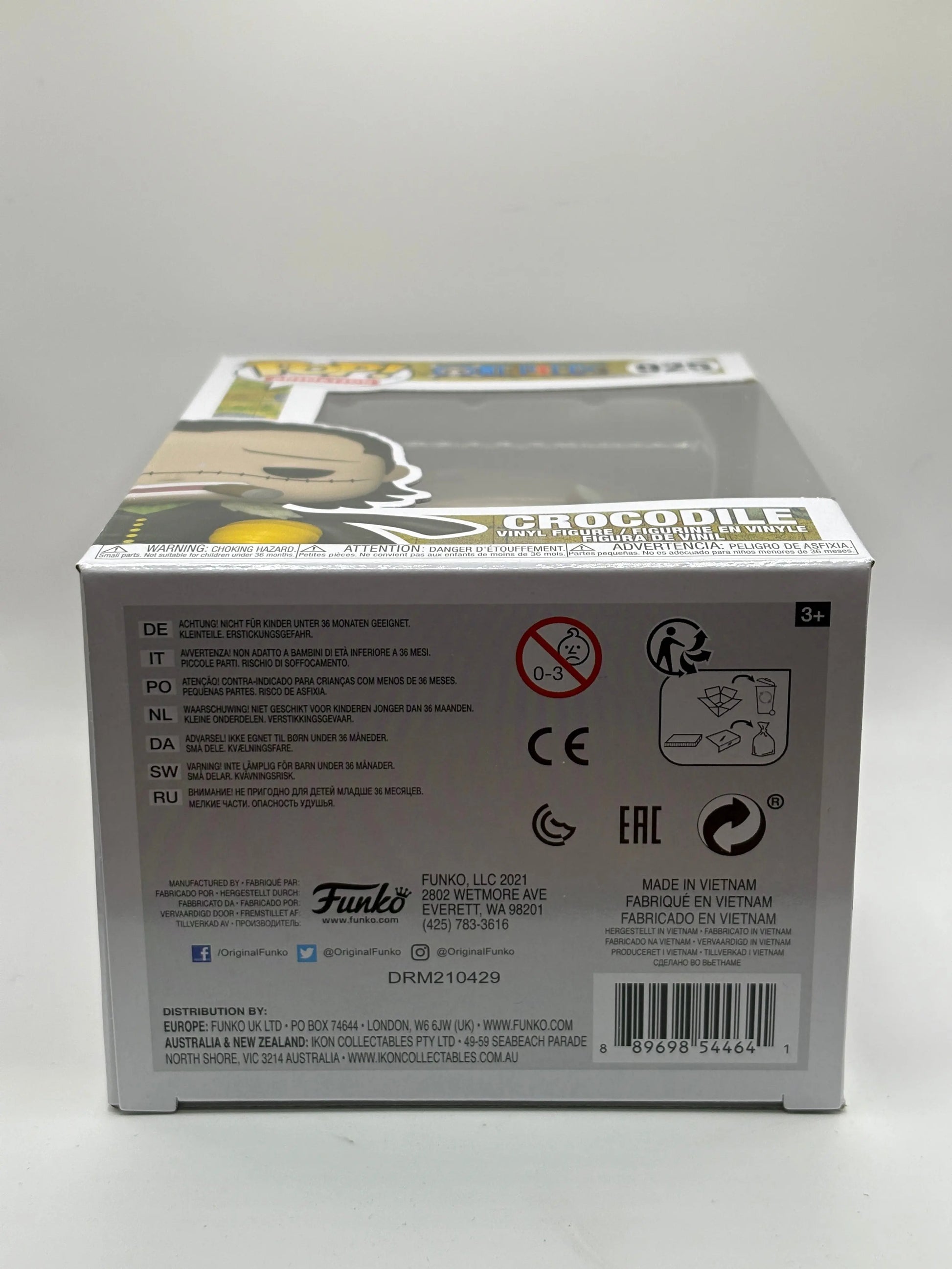 Funko POP! Animation One Piece #925 Crocodile BNIB FRENLY BRICKS - Open 7 Days