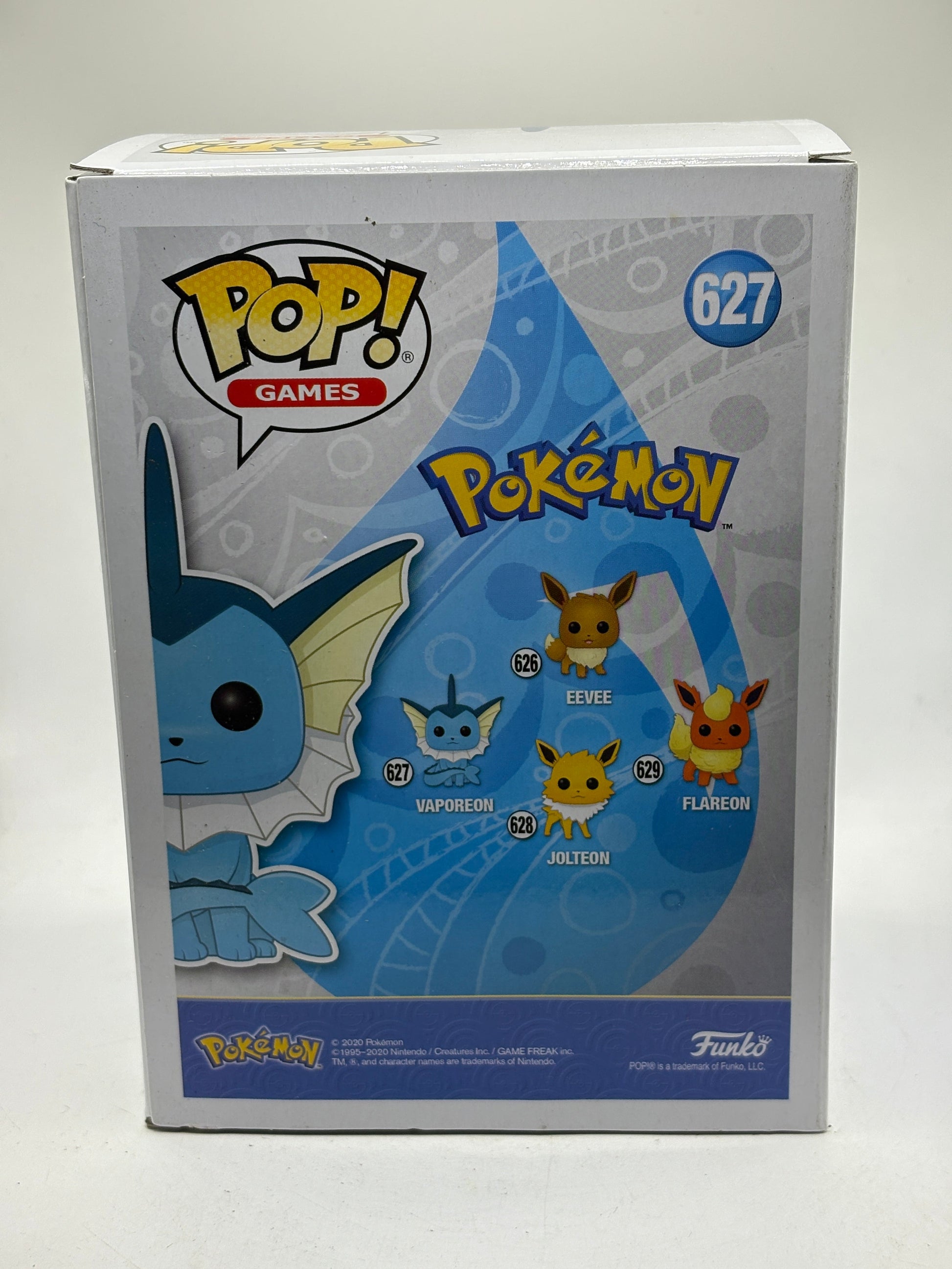 Funko POP! Games Pokemon #627 Vaporeon 2021 Spring Con Diamond Limited FRENLY BRICKS - Open 7 Days