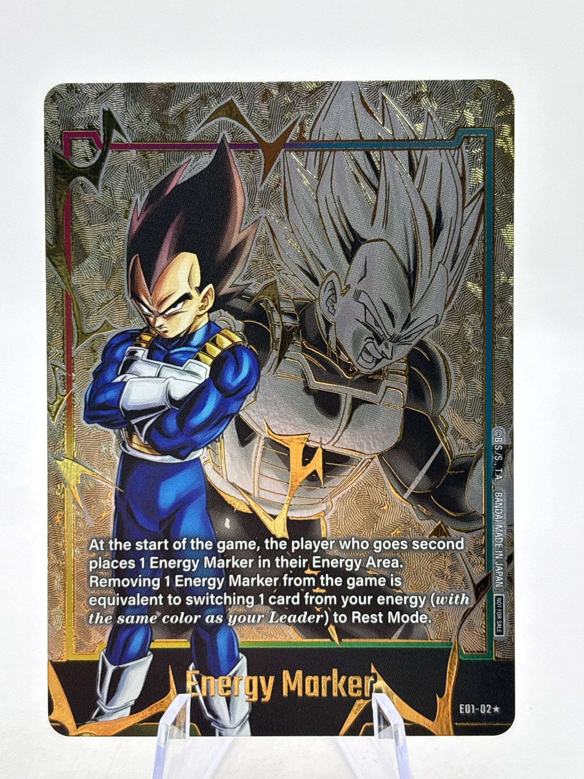 Dragon Ball Super Fusion World - Energy Marker E01-02 Promo Vegeta FRENLY BRICKS - Open 7 Days