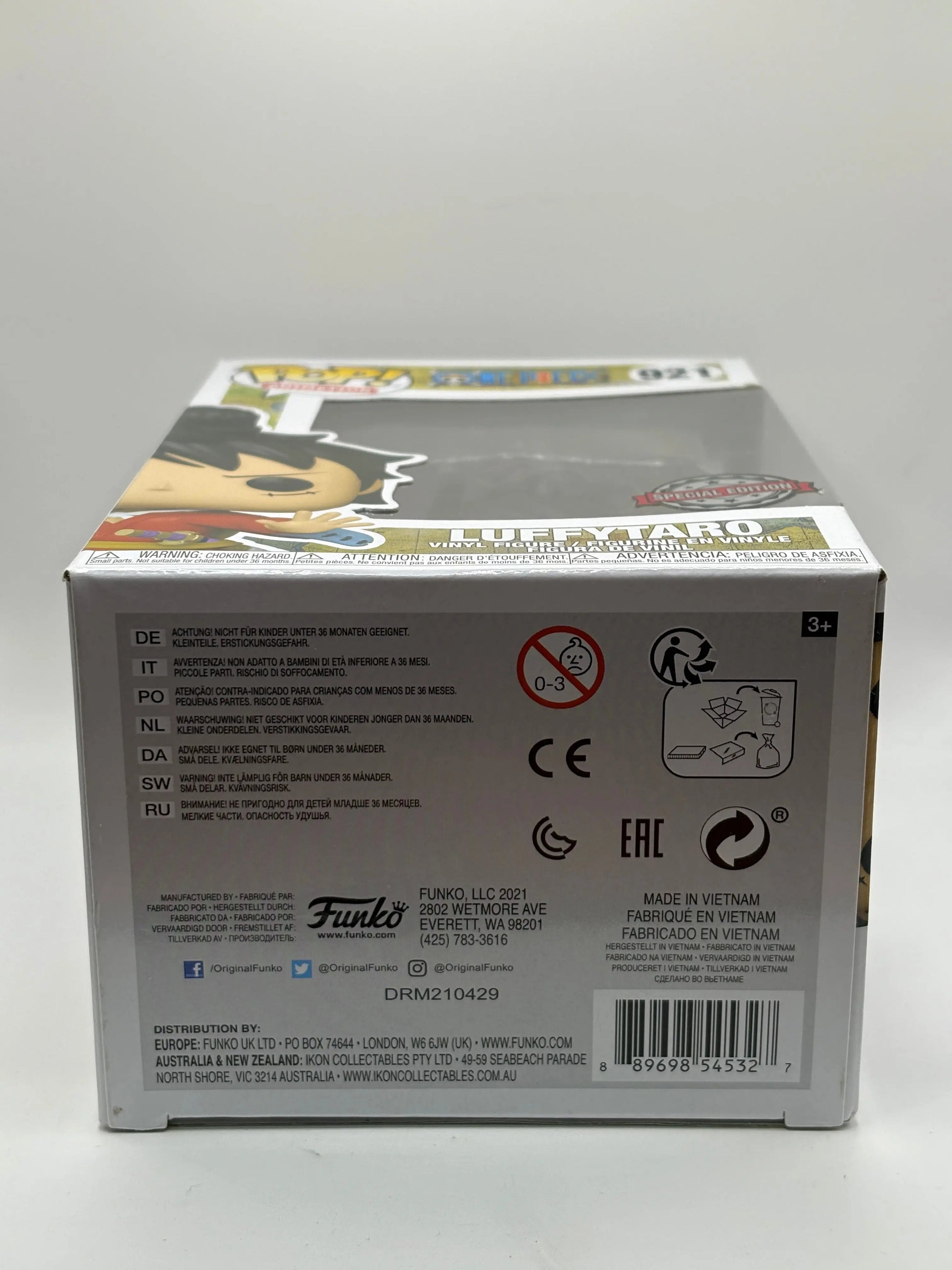 Funko POP! Animation One Piece #921 Luffytaro Special Edition FRENLY BRICKS - Open 7 Days