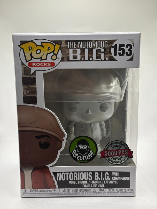 Funko POP! Rocks The Notorious B.I.G #153 Notorious BIG with Champagne 5000 Pcs FRENLY BRICKS - Open 7 Days