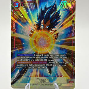 Dragon Ball Super Fusion World - Vegeta FB03-020 SR* Alt NM FRENLY BRICKS - Open 7 Days