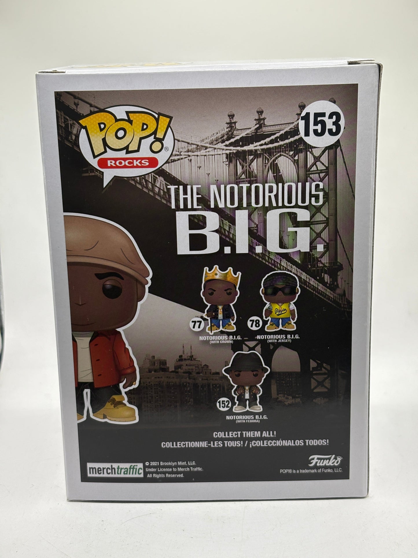 Funko POP! Rocks The Notorious B.I.G #153 Notorious BIG with Champagne 5000 Pcs FRENLY BRICKS - Open 7 Days
