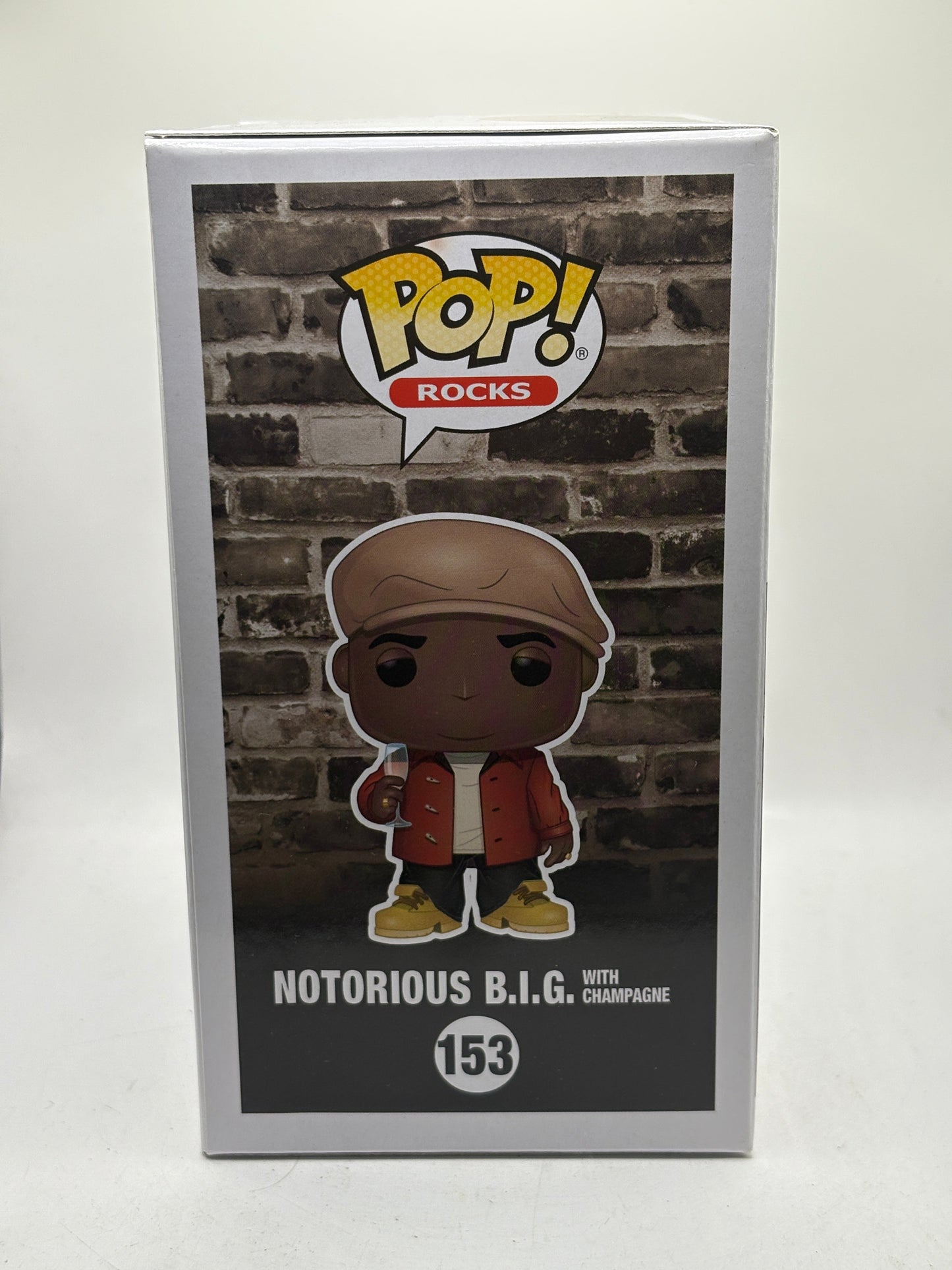 Funko POP! Rocks The Notorious B.I.G #153 Notorious BIG with Champagne 5000 Pcs FRENLY BRICKS - Open 7 Days