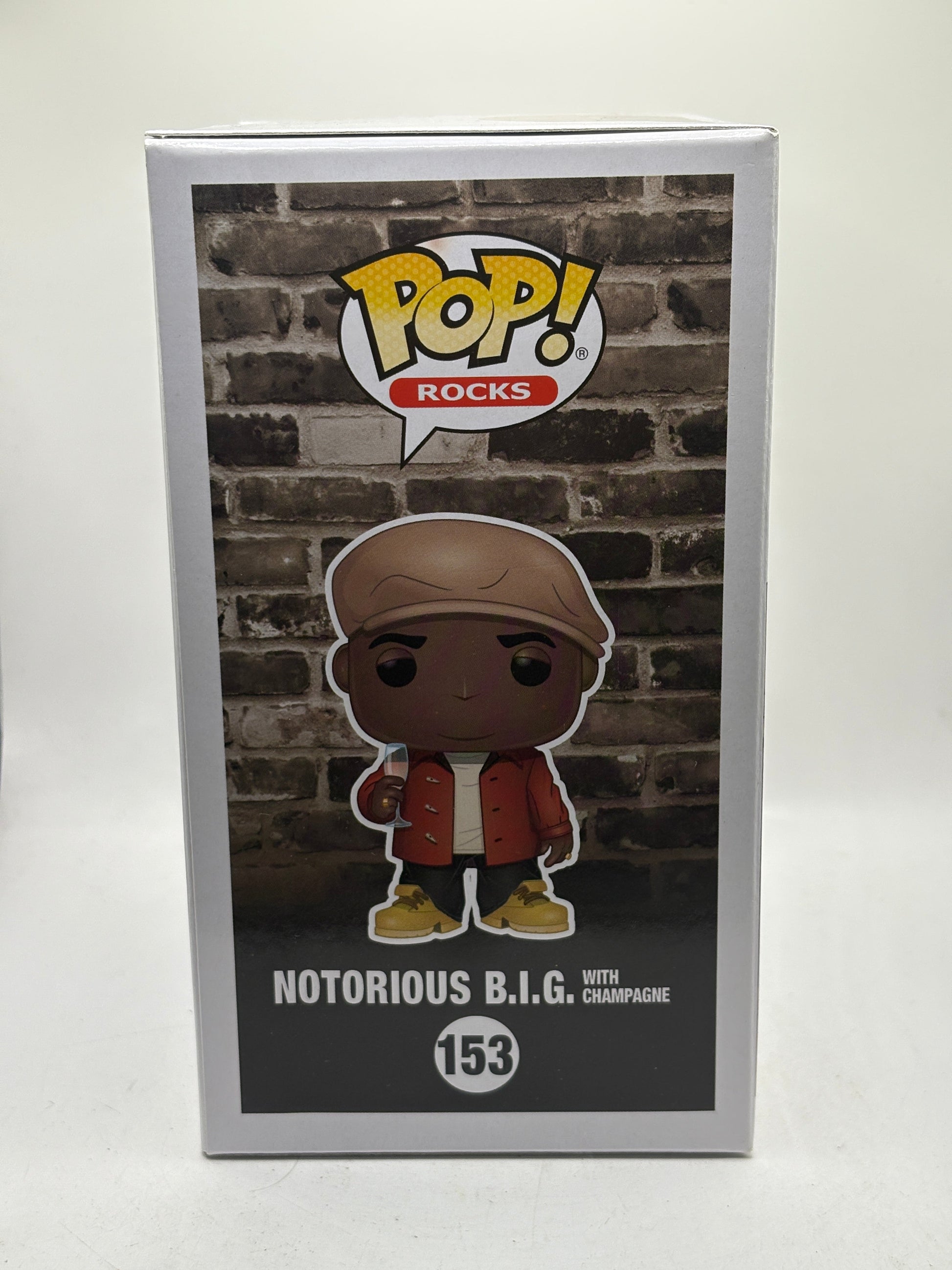 Funko POP! Rocks The Notorious B.I.G #153 Notorious BIG with Champagne 5000 Pcs FRENLY BRICKS - Open 7 Days