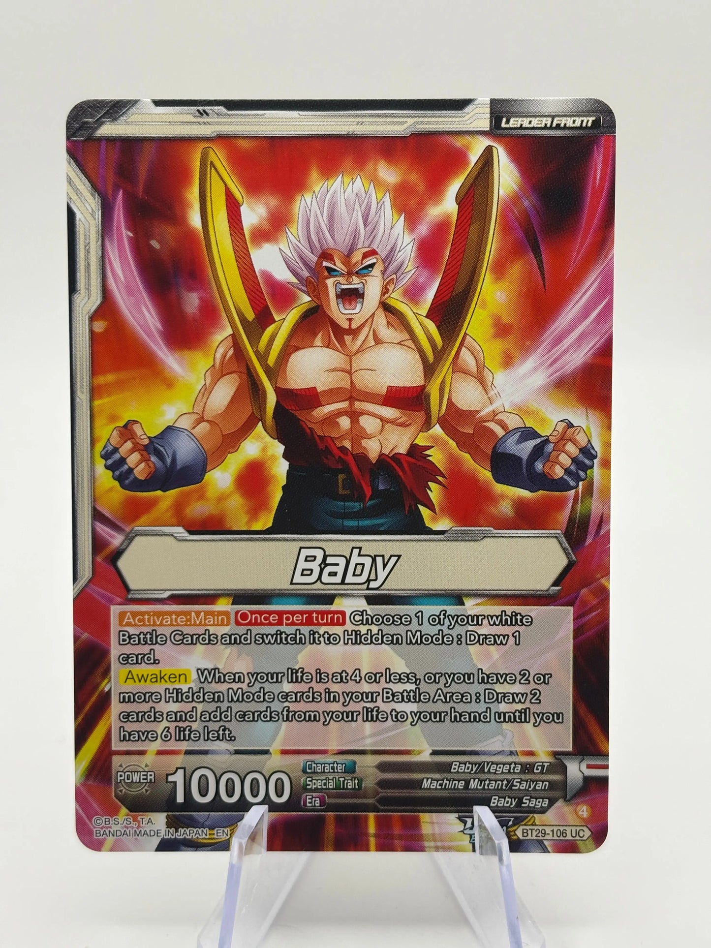 Dragon Ball Super Masters - Baby, Revenge Achieved BT29-106 SLR FRENLY BRICKS - Open 7 Days