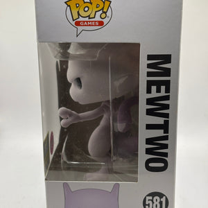 Funko POP! Games Pokemon #581 Mewtwo Flocked 2020 Summer Con Limited