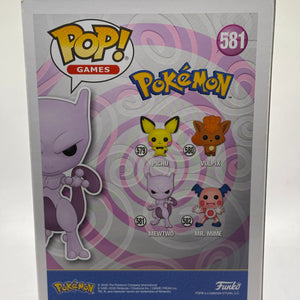 Funko POP! Games Pokemon #581 Mewtwo Flocked 2020 Summer Con Limited
