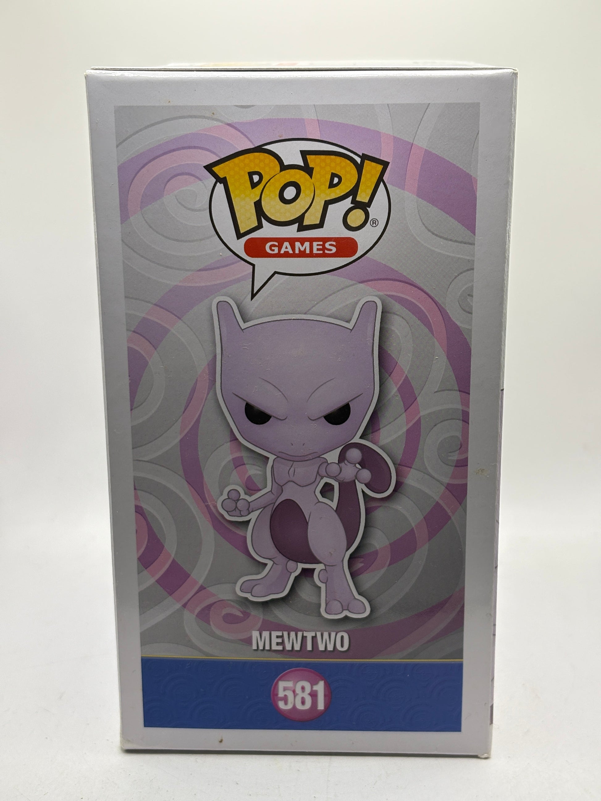 Funko POP! Games Pokemon #581 Mewtwo Flocked 2020 Summer Con Limited