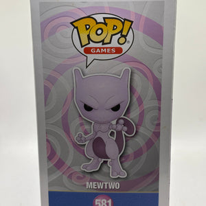 Funko POP! Games Pokemon #581 Mewtwo Flocked 2020 Summer Con Limited