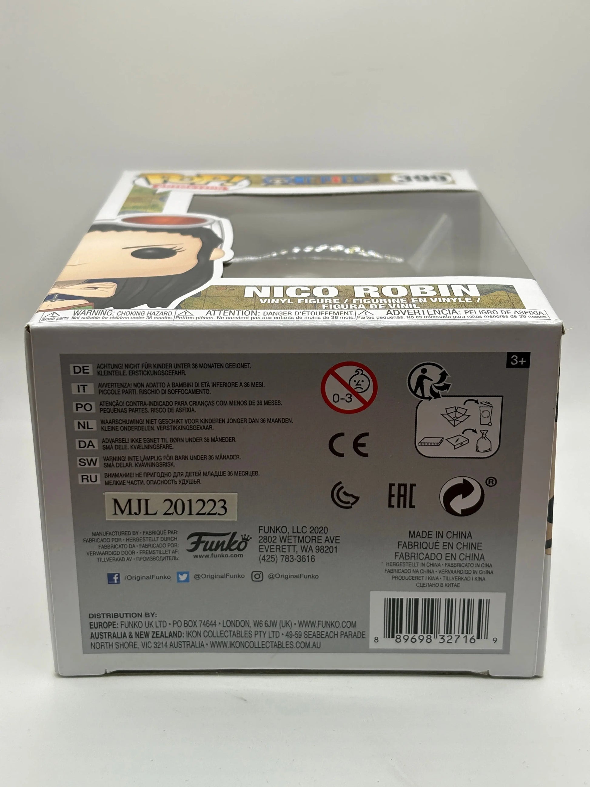 Funko POP! Animation One Piece #399 Nico Robin BNIB FRENLY BRICKS - Open 7 Days