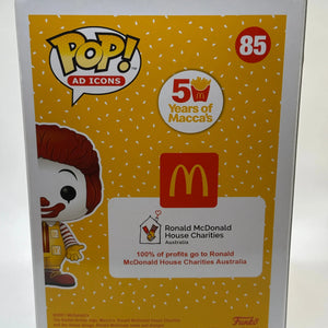 Funko POP! Ad Icons Mcdonalds #85 Ronald Mcdonald Diamond Australia SE FRENLY BRICKS - Open 7 Days