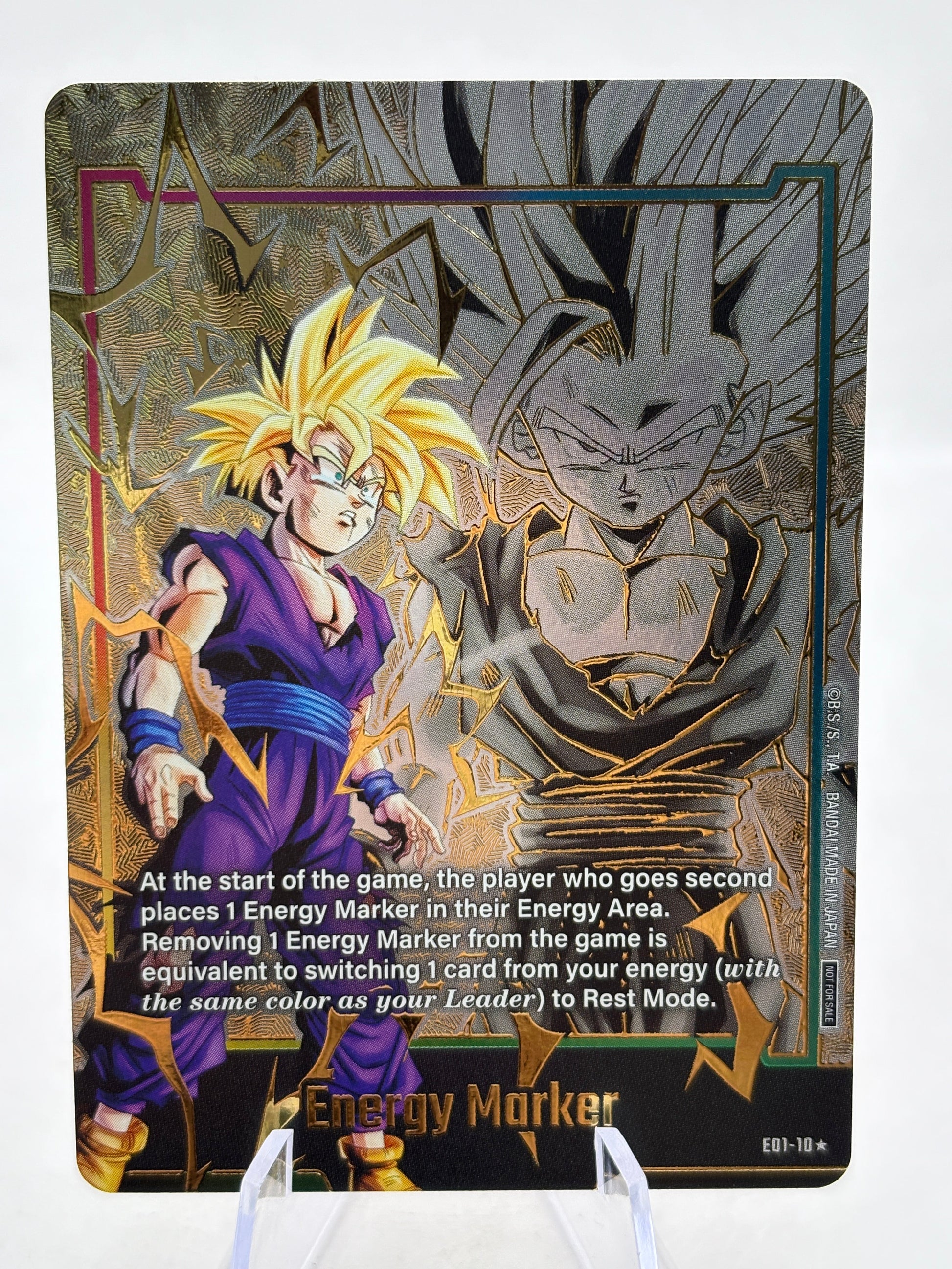 Dragon Ball Super Fusion World - Energy Marker E01-10 Promo Son Gohan SS2 FRENLY BRICKS - Open 7 Days