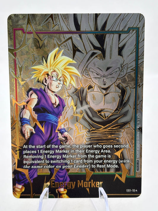 Dragon Ball Super Fusion World - Energy Marker E01-10 Promo Son Gohan SS2 FRENLY BRICKS - Open 7 Days
