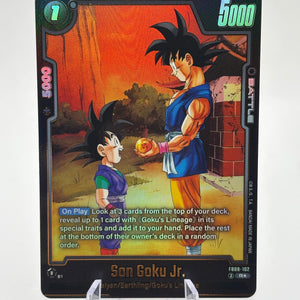 Dragon Ball Super Fusion World - Son Goku Jr. FB08-102 R* Alt Art LP* FRENLY BRICKS - Open 7 Days