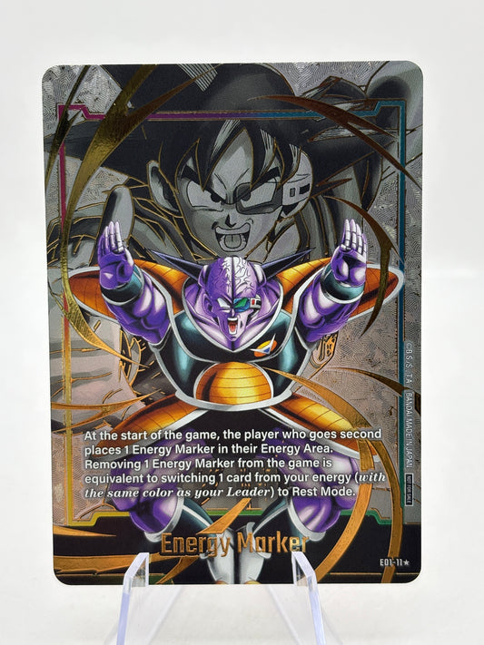 Dragon Ball Super Fusion World - Energy Marker E01-11 Promo Ginyu FRENLY BRICKS - Open 7 Days