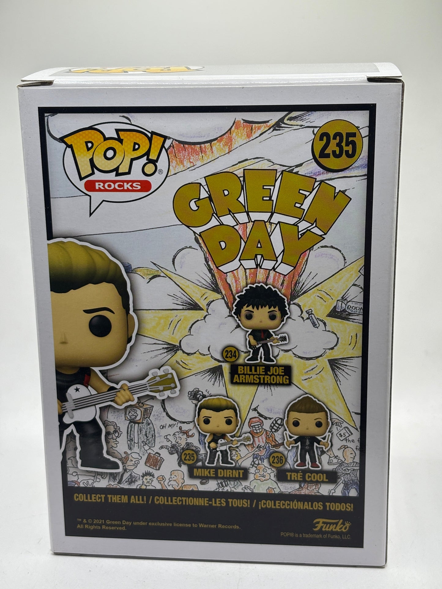 Funko POP! Rocks Green Day #235 Mike Dirnt Vinyl Figure FRENLY BRICKS - Open 7 Days