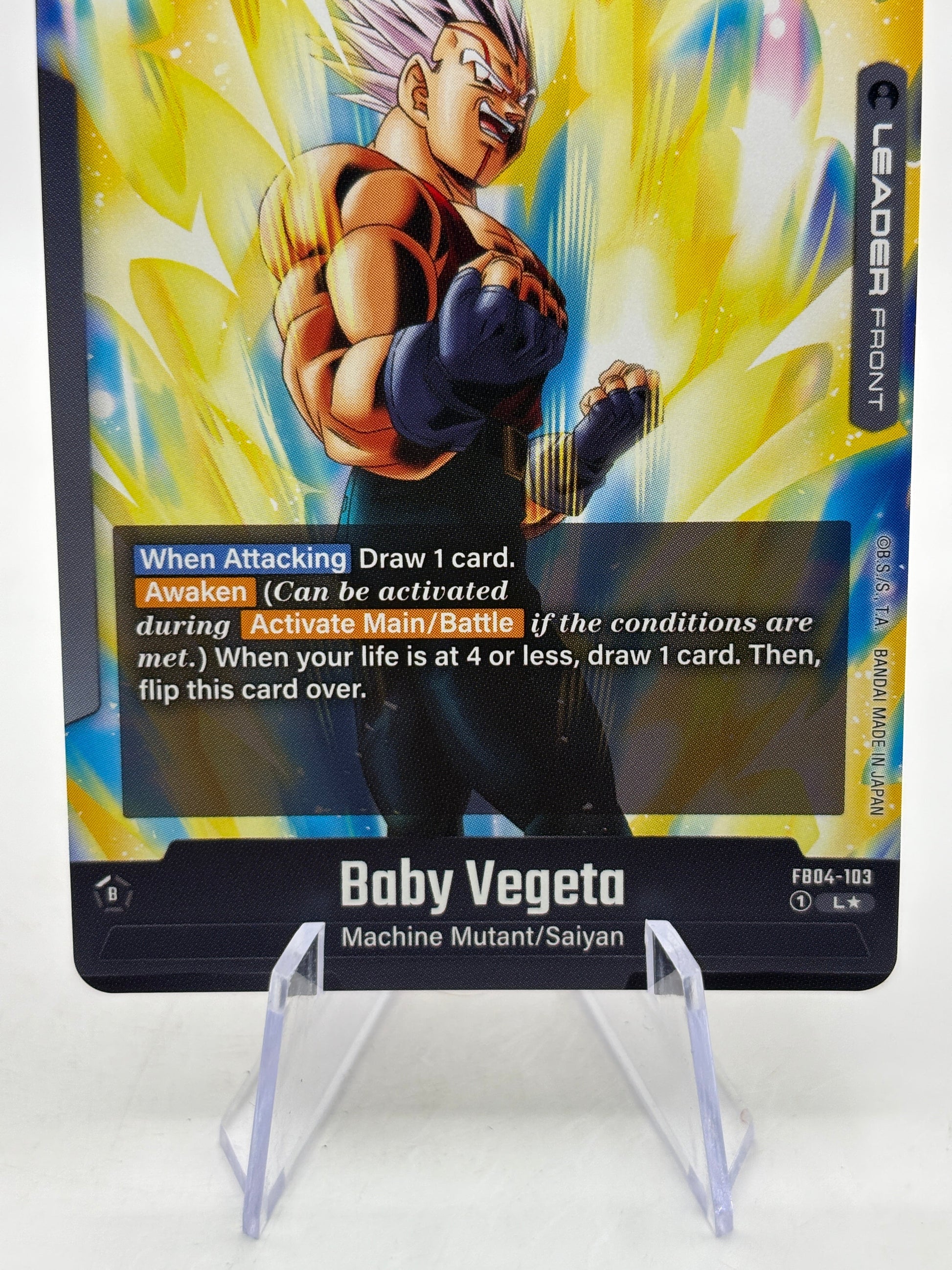Dragon Ball Super Fusion World - Super Baby 2 FB04-103 Leader Alt Art FRENLY BRICKS - Open 7 Days