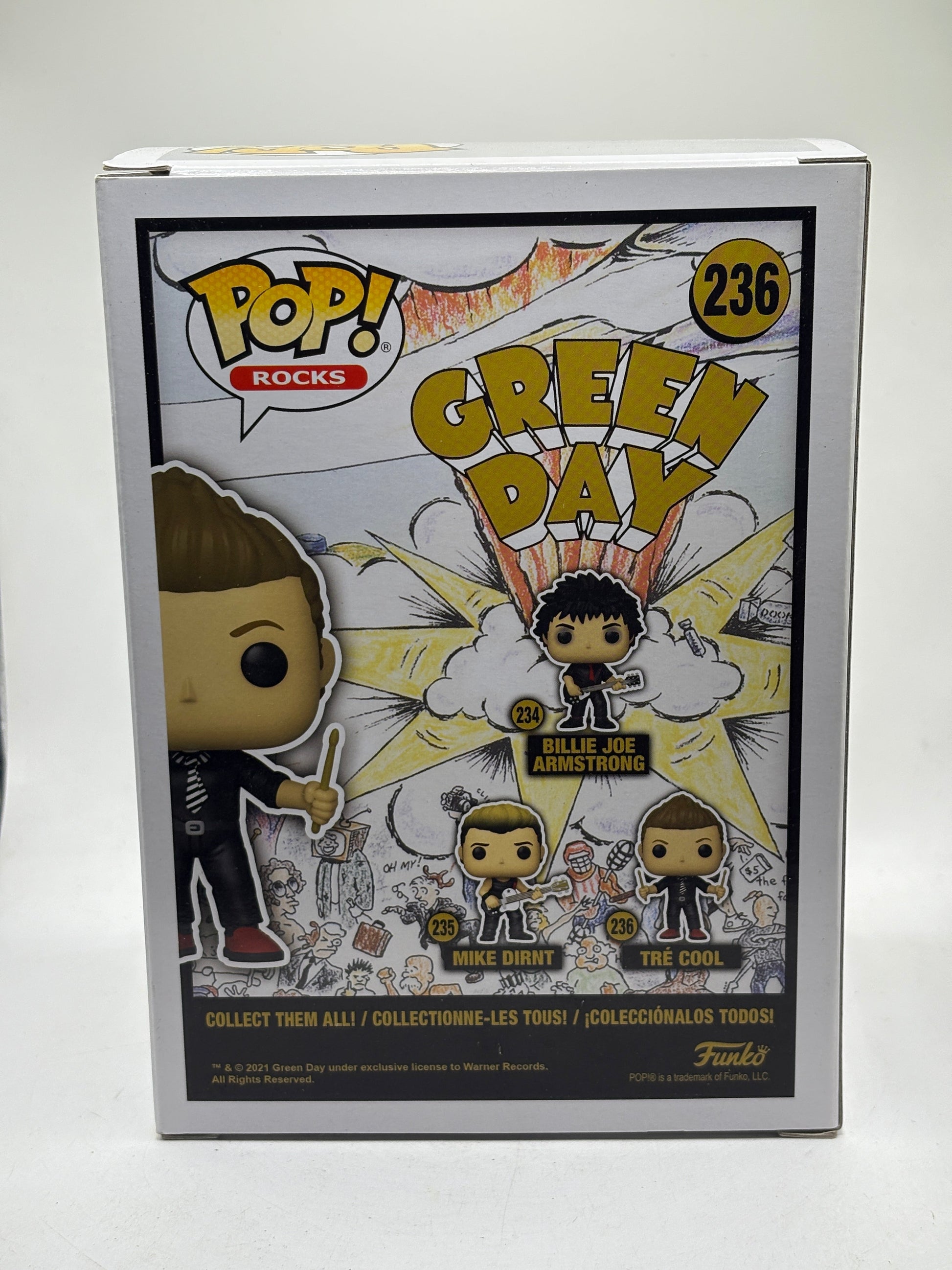 Funko POP! Rocks Green Day #236 Tre Cool Vinyl Figure FRENLY BRICKS - Open 7 Days
