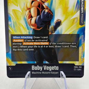 Dragon Ball Super Fusion World - Super Baby 2 FB04-103 Leader Alt Art FRENLY BRICKS - Open 7 Days