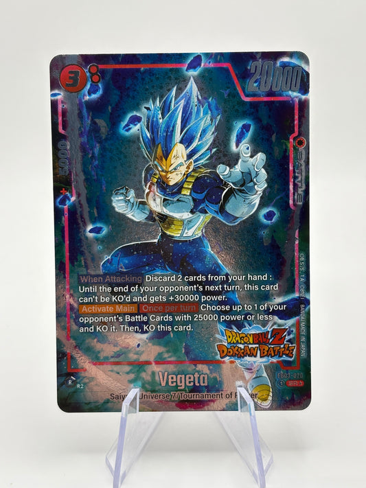 Dragon Ball Super Fusion World - Vegeta FB03-020 SR* Alt Art Dokkan FRENLY BRICKS - Open 7 Days
