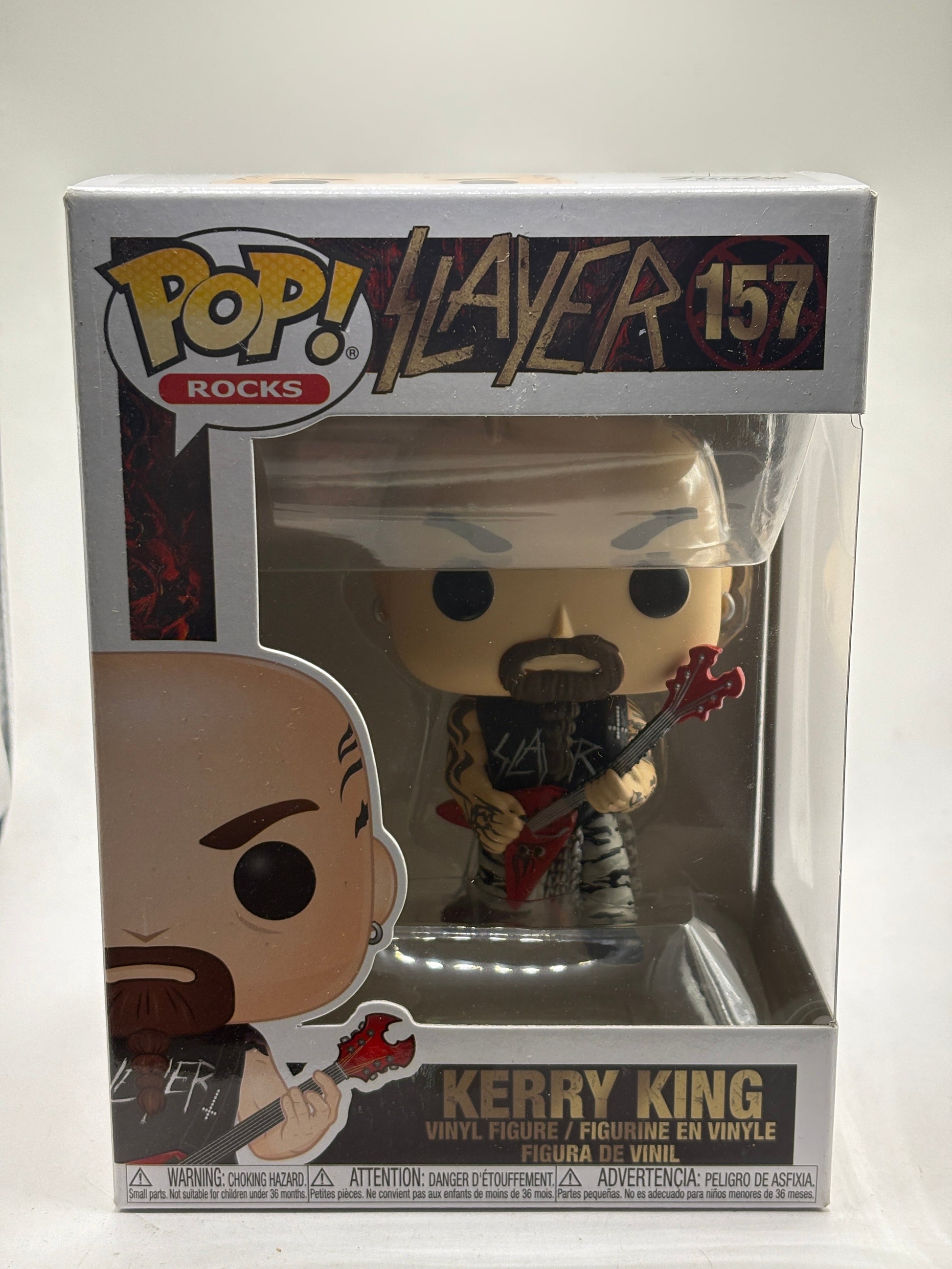 Funko POP! Rocks Slayer #157 Kerry King Vinyl Figure FRENLY BRICKS - Open 7 Days