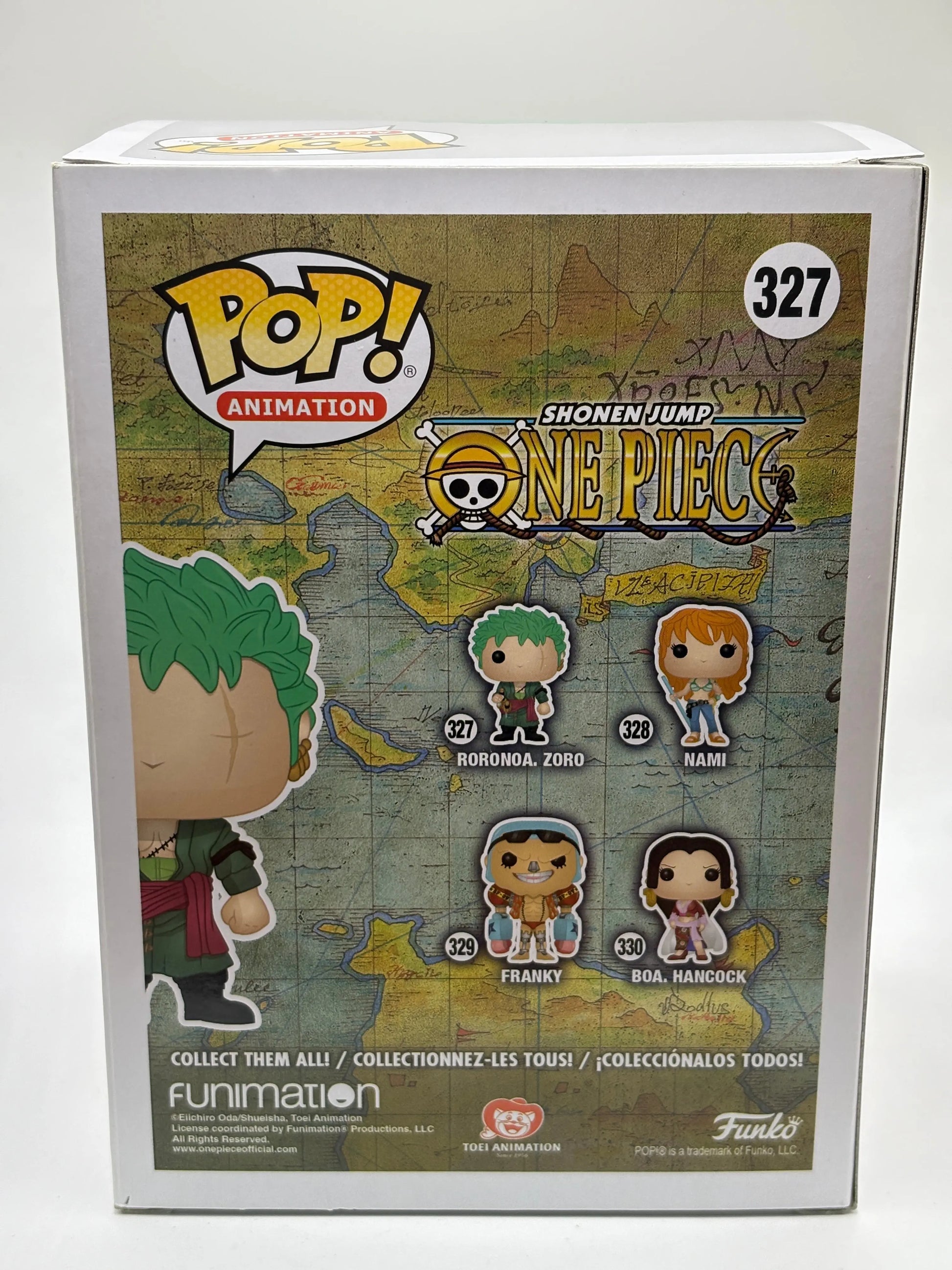 Funko POP! Animation One Piece #327 Roronoa Zoro JJL171213 Box damage FRENLY BRICKS - Open 7 Days