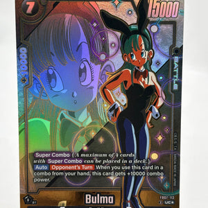 Dragon Ball Super Fusion World - Bulma FB07-113 Uncommon Alternate Art FRENLY BRICKS - Open 7 Days