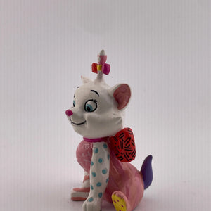 Disney  Porcelain Showcase Collection Britto Mini Marie Statue NIB +shippingcombined FRENLY BRICKS - Open 7 Days