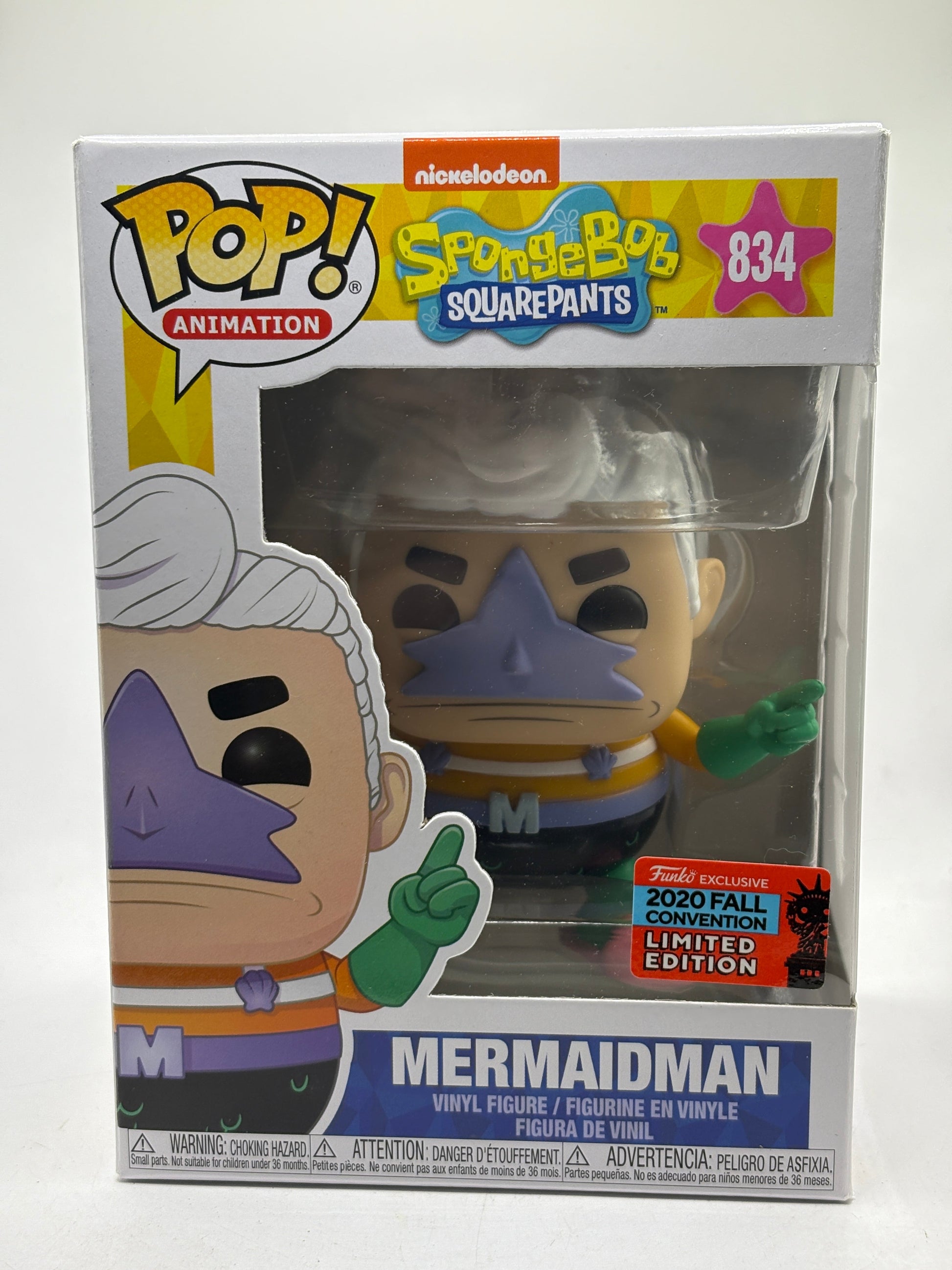 Funko POP! Animation SpongeBob #834 Mermaidman 2020 Fall Limited FRENLY BRICKS - Open 7 Days