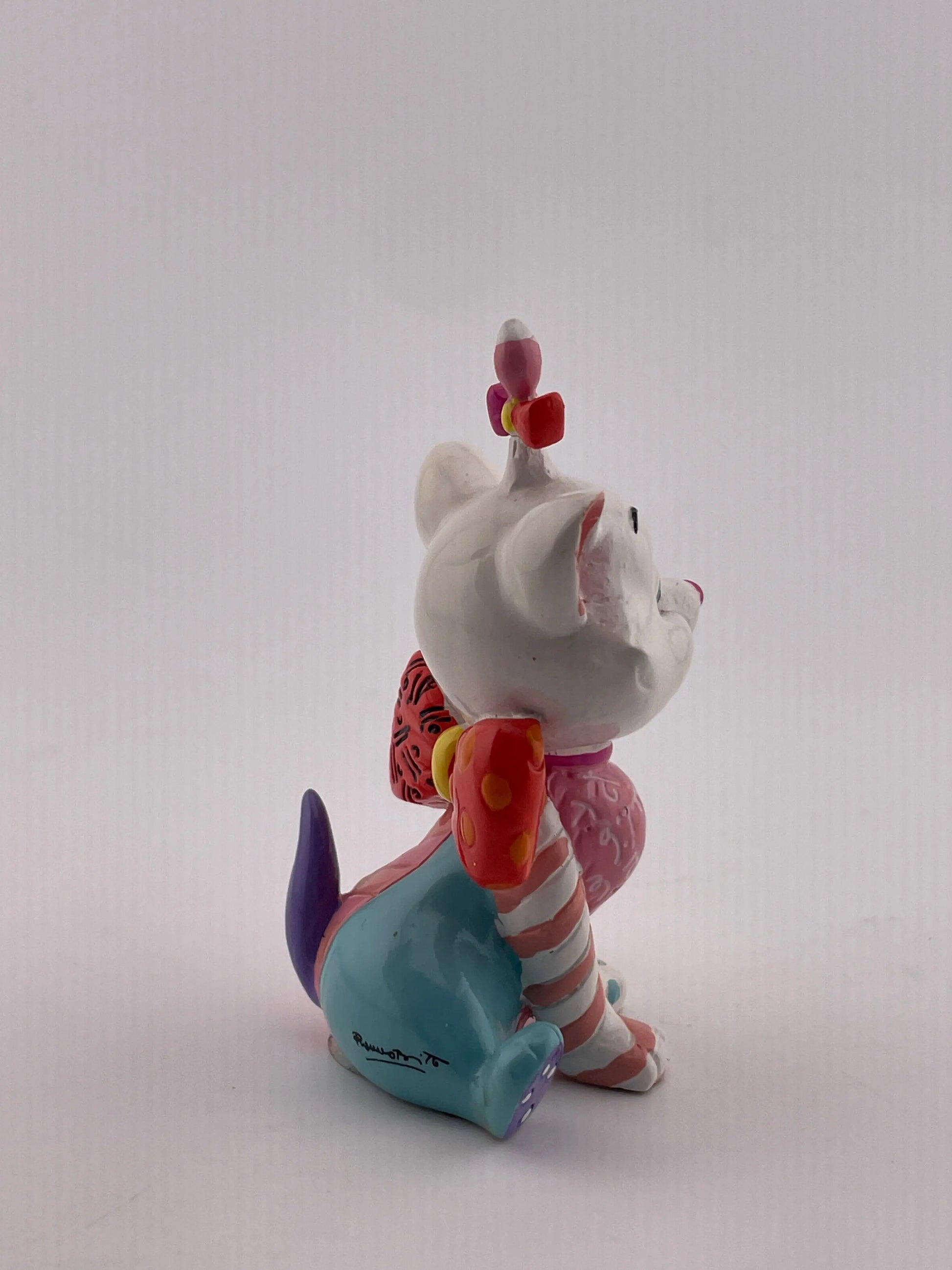 Disney  Porcelain Showcase Collection Britto Mini Marie Statue NIB +shippingcombined FRENLY BRICKS - Open 7 Days