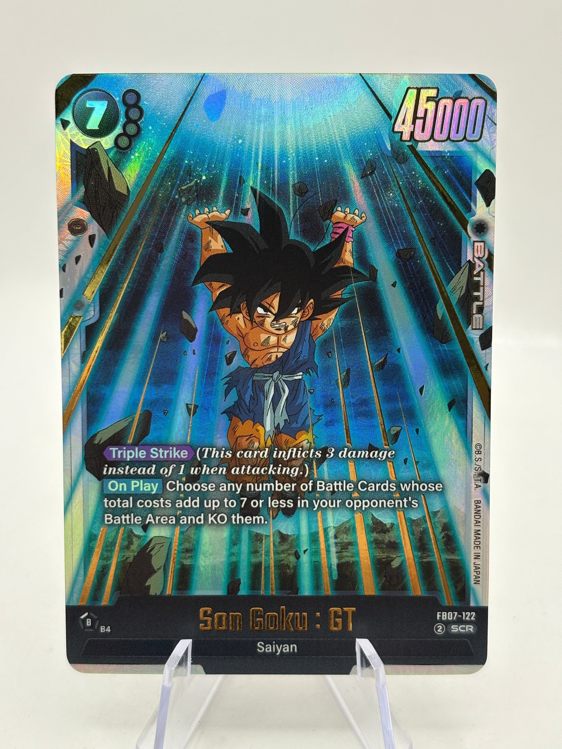 Dragon Ball Super Fusion World - Son Goku : GT FB07-122 SCR Alt Art FRENLY BRICKS - Open 7 Days