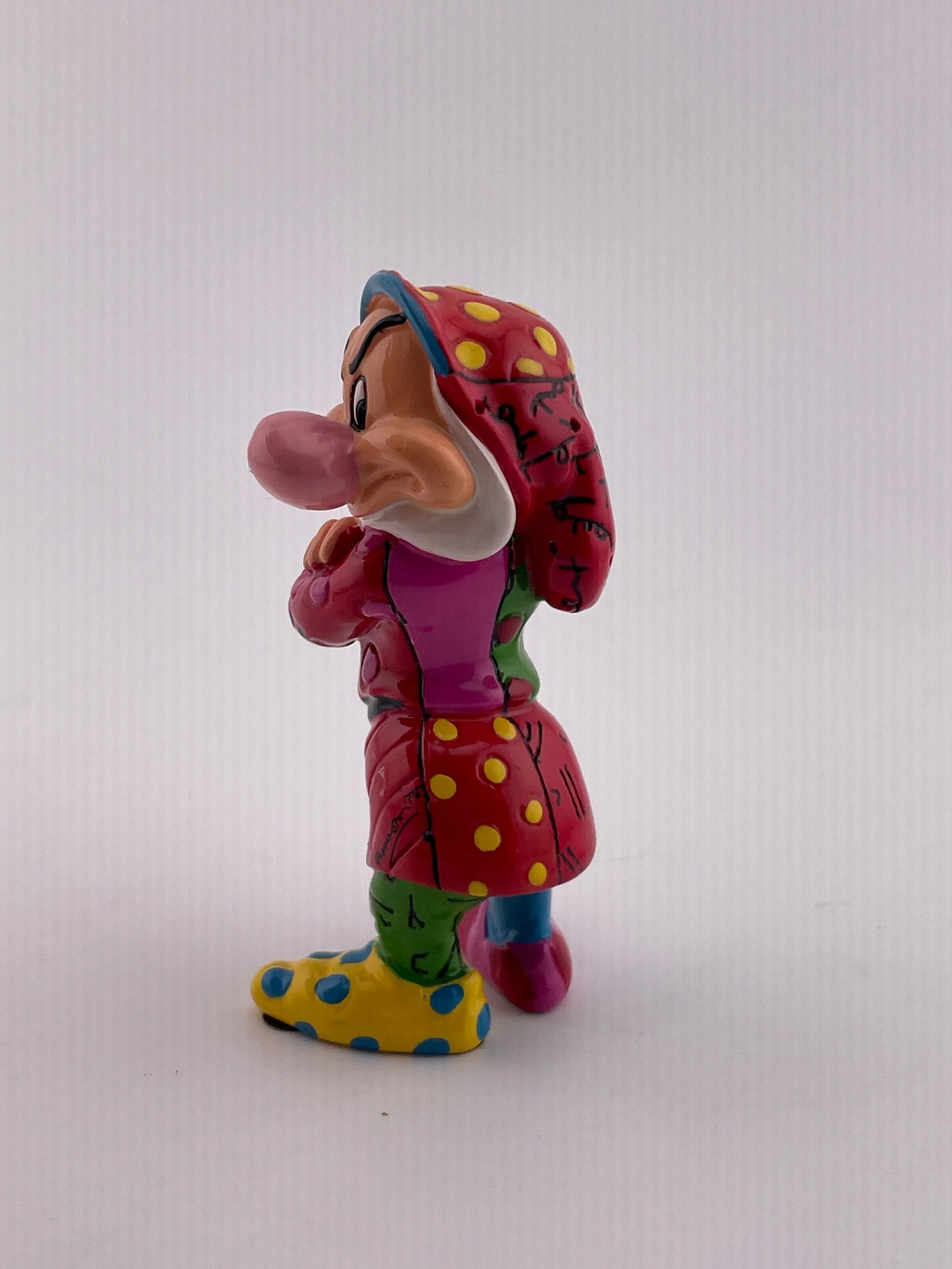 Disney's Porcelain Showcase Collection Britto Grumpy Mini Statue ( Design 1) NIB +shippingcombined FRENLY BRICKS - Open 7 Days