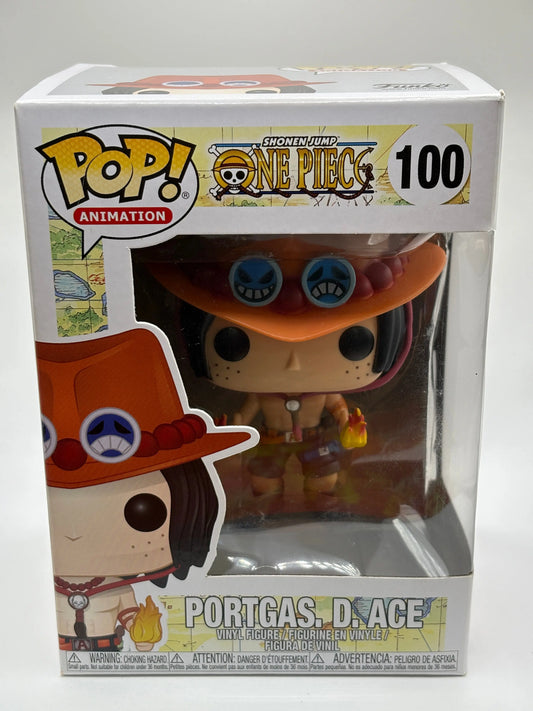 Funko POP! Animation One Piece #100 Portgas D Ace MJL201021 BNIB FRENLY BRICKS - Open 7 Days