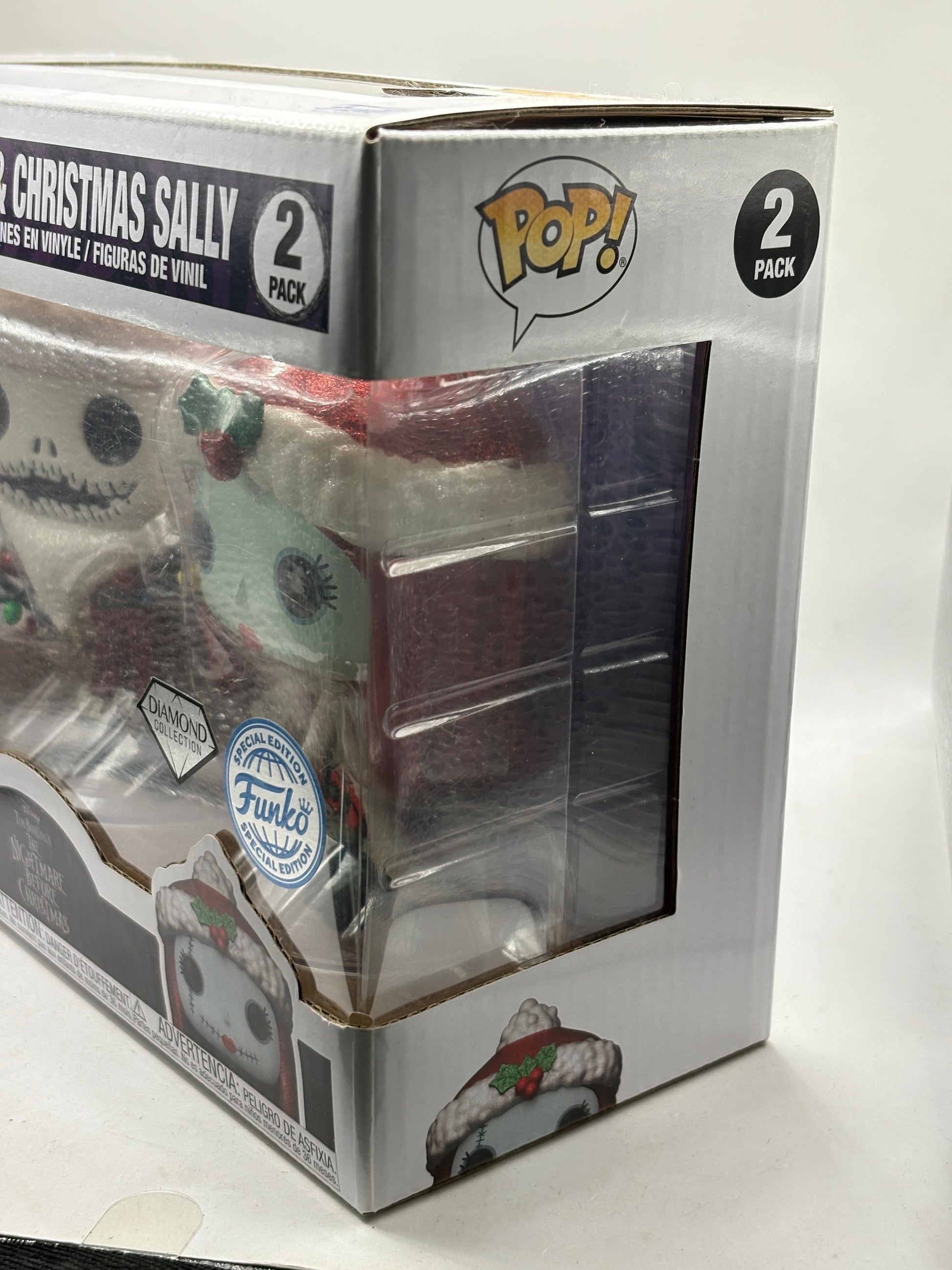Funko POP! Santa Jack & Christmas Sally 2 Pack Diamond SE FRENLY BRICKS - Open 7 Days image 20