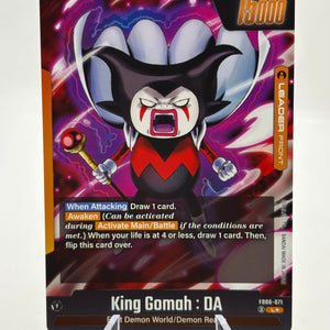 Dragon Ball Super Fusion World - King Gomah : DA FB06-071 Leader Alt Art FRENLY BRICKS - Open 7 Days