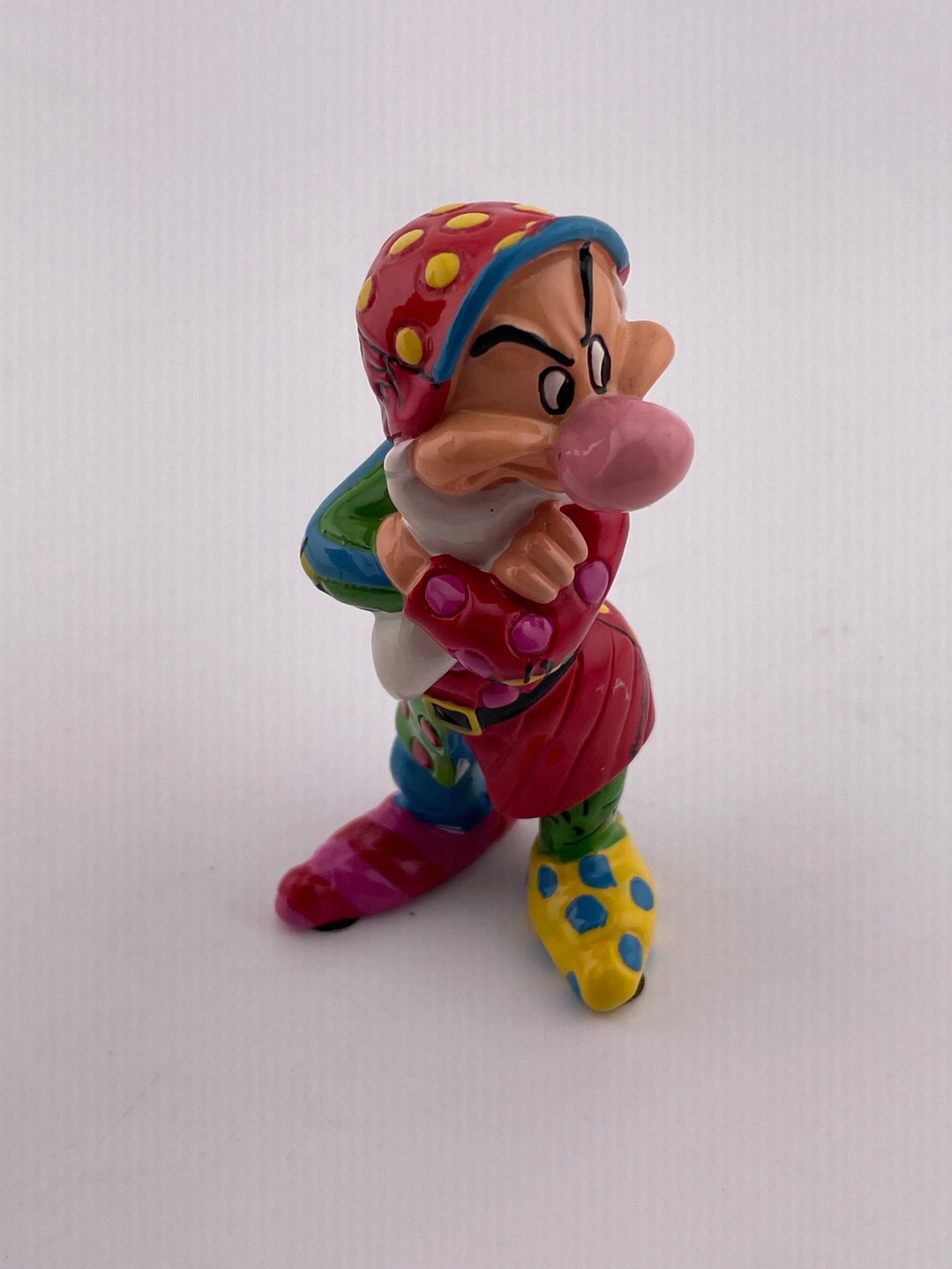 Disney's Porcelain Showcase Collection Britto Grumpy Mini Statue ( Design 1) NIB +shippingcombined FRENLY BRICKS - Open 7 Days