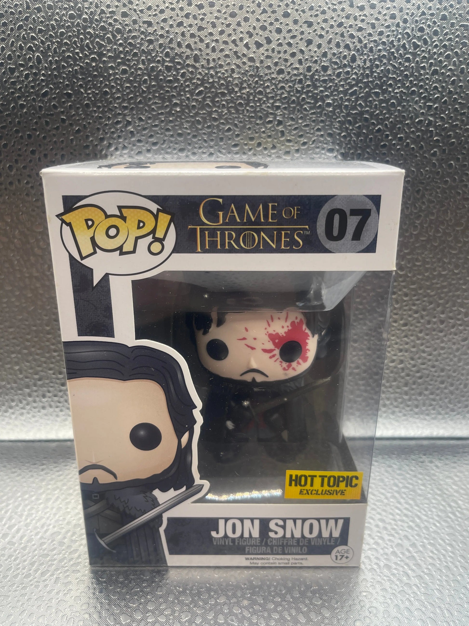 Funko POP! Game Of Thrones Bloody Jon Snow Hot Topic Exclusive #07 FRENLY BRICKS - Open 7 Days