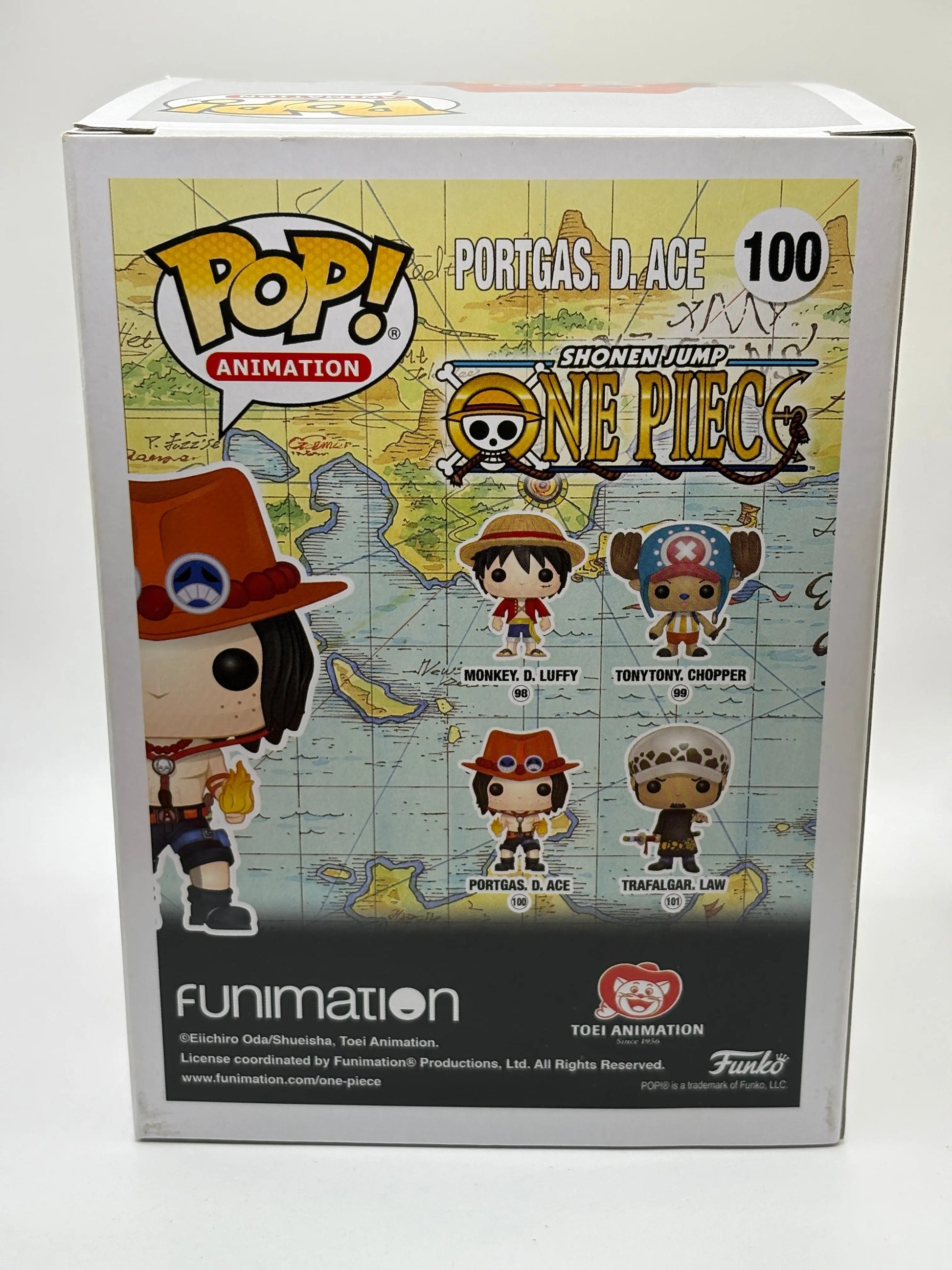Funko POP! Animation One Piece #100 Portgas D Ace MJL201021 BNIB FRENLY BRICKS - Open 7 Days
