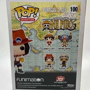 Funko POP! Animation One Piece #100 Portgas D Ace MJL201021 BNIB FRENLY BRICKS - Open 7 Days