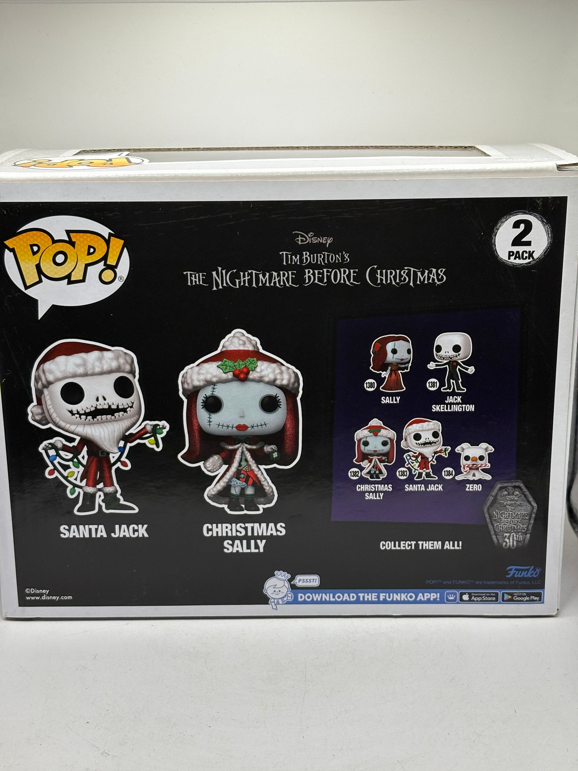 Funko POP! Santa Jack & Christmas Sally 2 Pack Diamond SE FRENLY BRICKS - Open 7 Days image 22