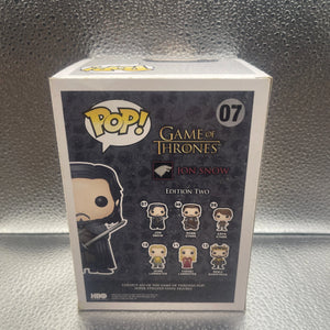 Funko POP! Game Of Thrones Bloody Jon Snow Hot Topic Exclusive #07 FRENLY BRICKS - Open 7 Days